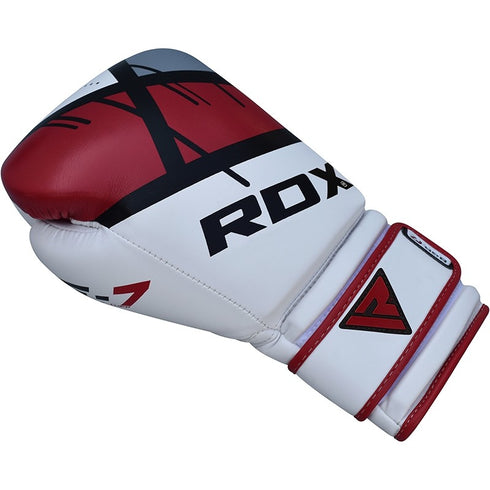 RDX F7 FILLED EGO RED PUNCH BAG & BOXING GLOVES SET-9